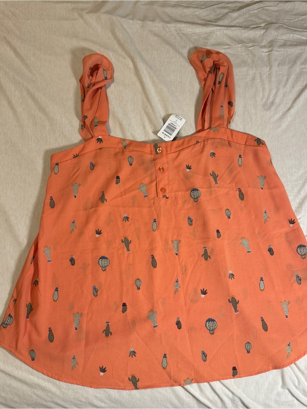 torrid Orange Printed Camisole Tank Top